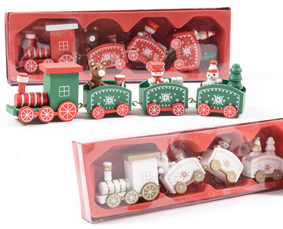 Novogodišnji  DRVENI VOZIĆ / 3 vrste 