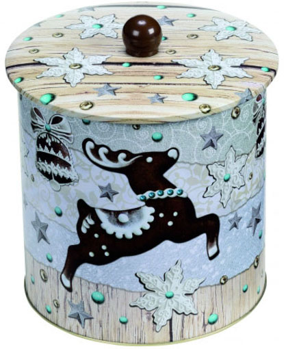 Novogodišnja metalna kutija JINGLE BELL 