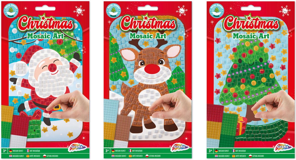 Novogodišnji kreativni set A5 - MOZAIK (Više vrsta) 