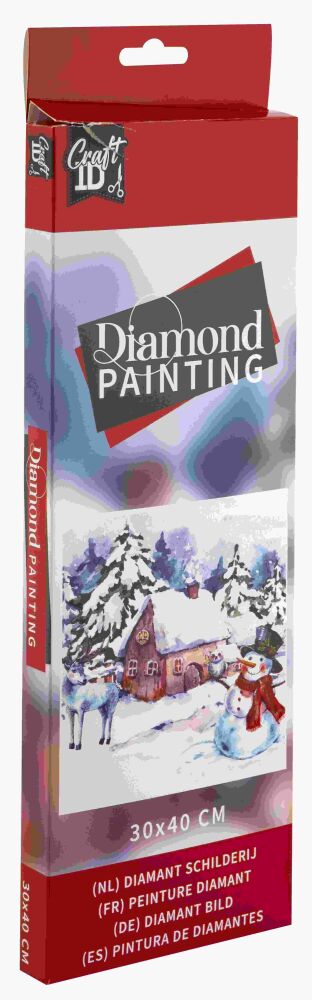 Slikanje cirkonima ZIMA 30x40 cm DIAMOND PAINTING 