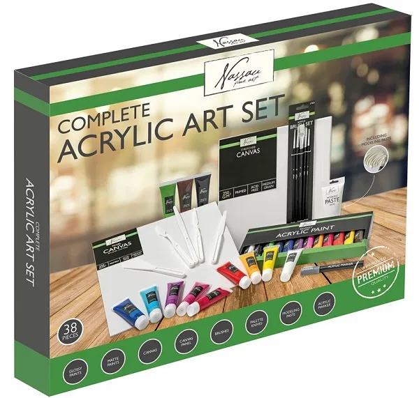 Set akrilnih boja 40kom NASSAU 