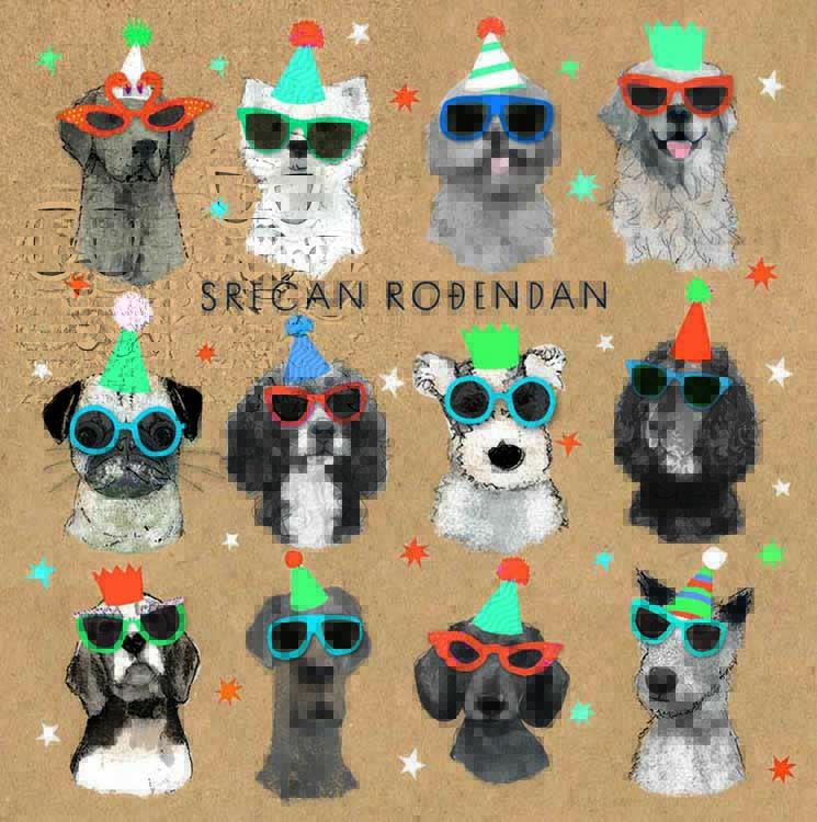 Rođendanska čestitka PARTY DOGS 