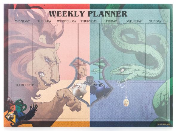 HARRY POTTER nedeljni planer A4 HOGVORTS 