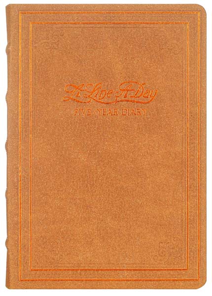 VICTORIA'S JOURNALS kožni dnevnik BRAON 