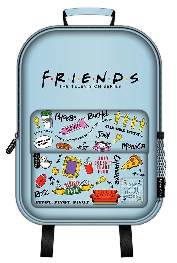 Mali ranac FRIENDS - PLAVI  37x26x13cm 