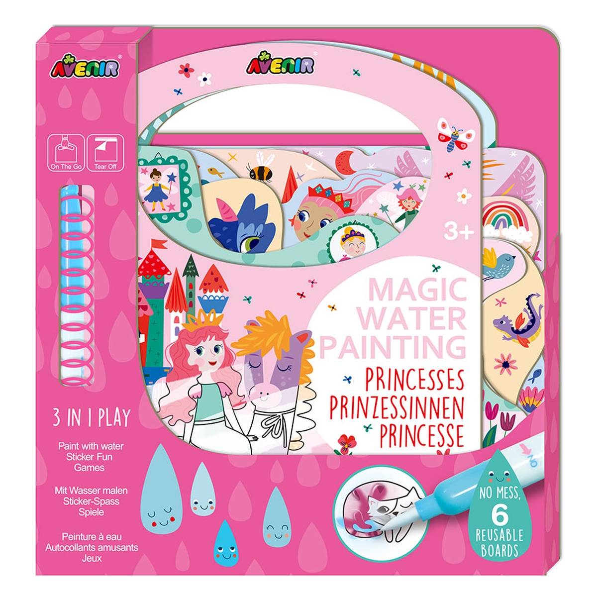 Set za crtanje MAGIC WATER PAINTING - PRINCESSES 