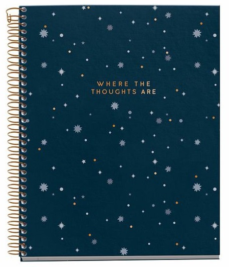 MIQUELRIUS notes A5 na linije MIDNIGHT 