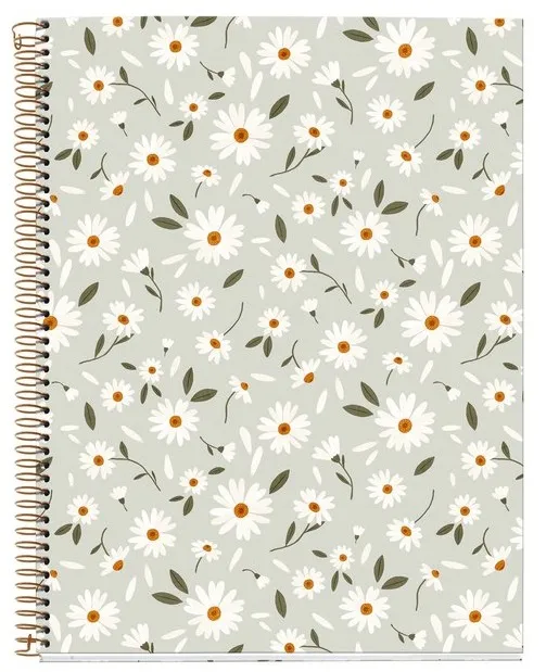 MIQUELRIUS notes A4 na kvadrate FLOWERS 