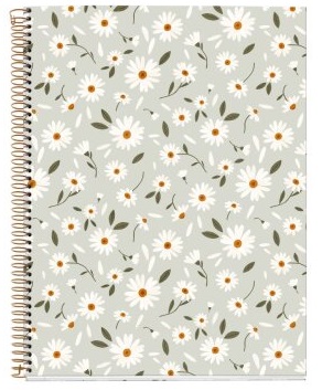 MIQUELRIUS notes A4 na linije FLOWERS 