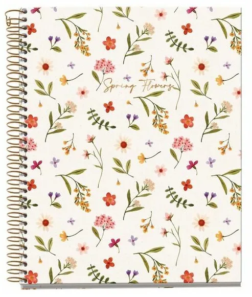 MIQUELRIUS notes A5 na kvadrate FLOWERS 