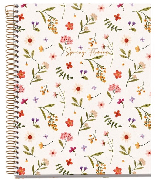 MIQUELRIUS notes A5 na linije FLOWERS 