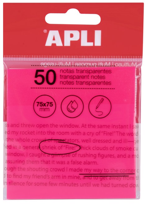 Blokče za poruke  75x75 - ROZE 