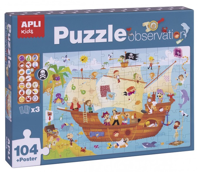 Puzzle za decu PIRATSKI BROD 