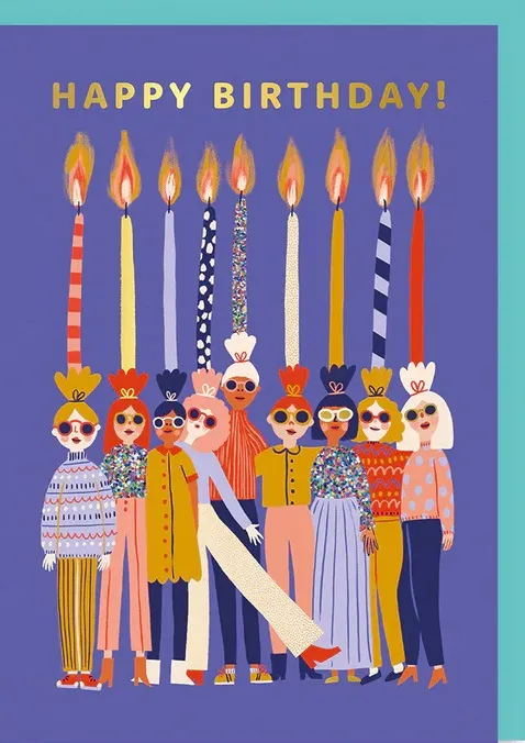 Rođendanska čestitka CANDLE LADIES 