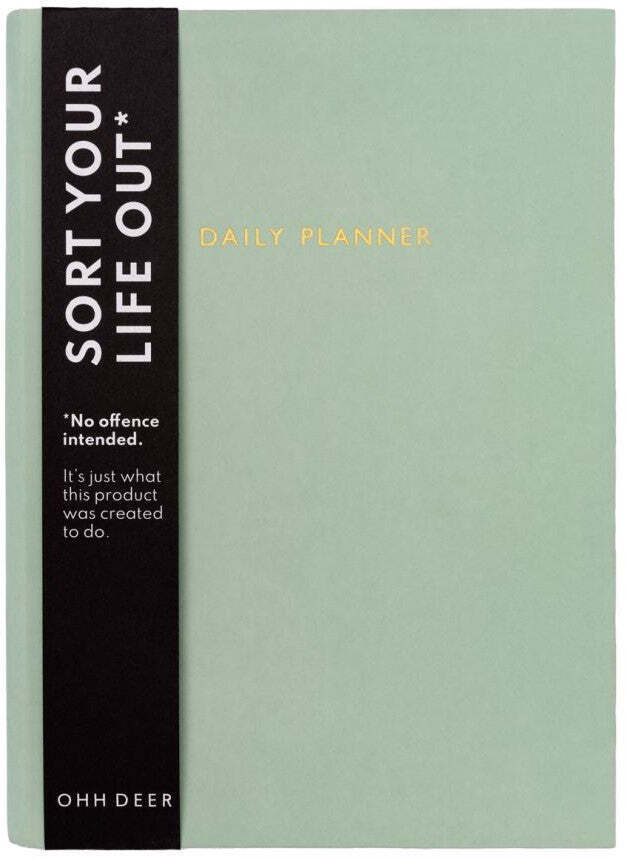 Planer A5 na linije SAGE GREEN 