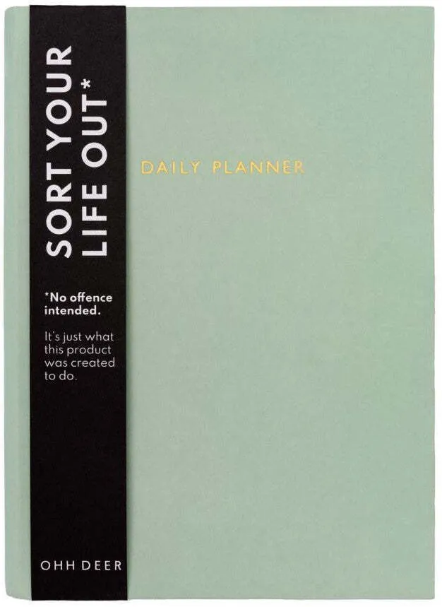 Planer A5 na linije SAGE GREEN 
