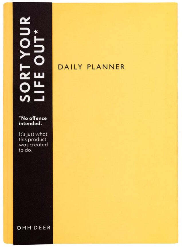 Planer A5 na linije NEON AMBER 