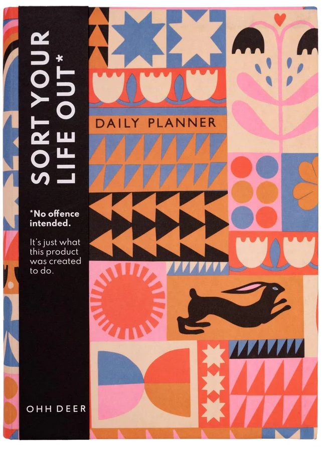 Planer A5 na linije ABSTRACT PATCHWORK 