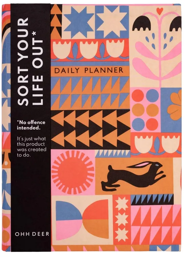 Planer A5 na linije ABSTRACT PATCHWORK 