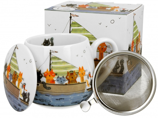 Šolja sa infuzerom CAT'S WORLD - CAT CREW 430ml 