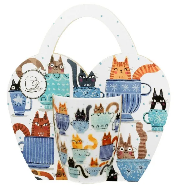 Šolja CAT'S WORLD - TEACUP CATS 350ml