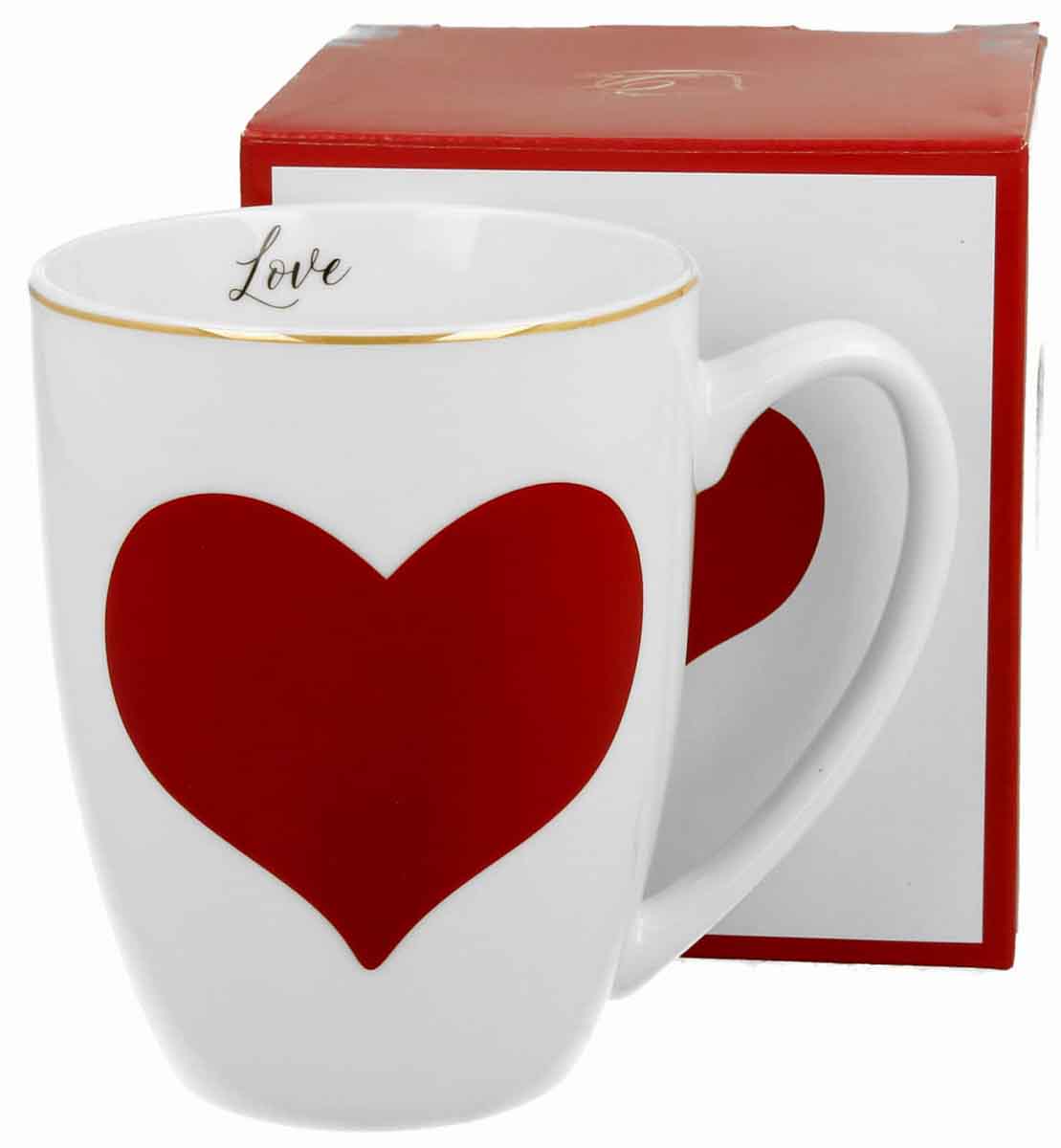 Šolja CRVENO SRCE u kutiji 