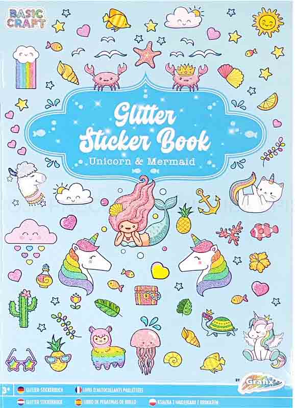 Set šljokičastih stikera 