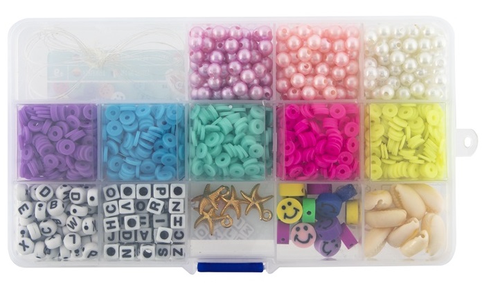 Set perli za narukvice / 13 BOJA I KONAC 