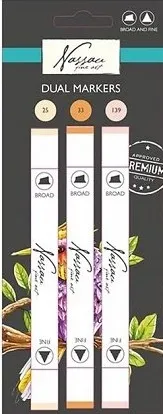 Dvostrani markeri 3kom  - ČETIRI VRSTE 