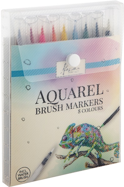 Akvarel markeri 8 kom i četkica 