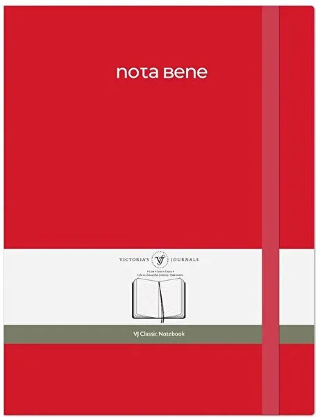 Notes na linije 19x25cm - CRVENI