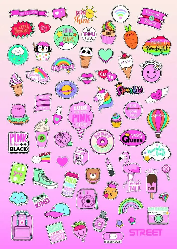 Sveska na kvadratiće A4 PATCH 54L (Više vrsta) 