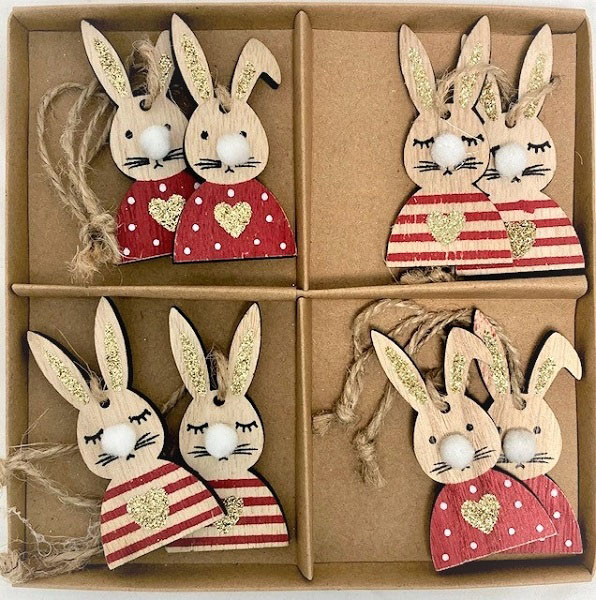 Uskršnji ukrasi SET 8 KOMADA / PET VRSTA 