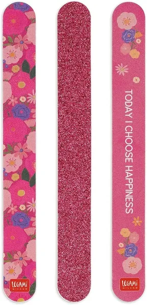 Set tri turpije za nokte FLOWERS 