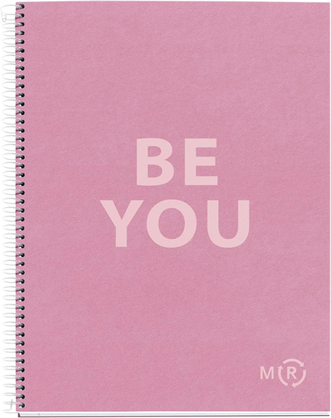 MIQUELRIUS sveska A4, TP kvadratići - ECO PINK 