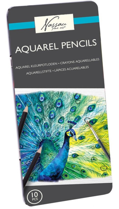 Drvene bojice akvarel 10 kom 