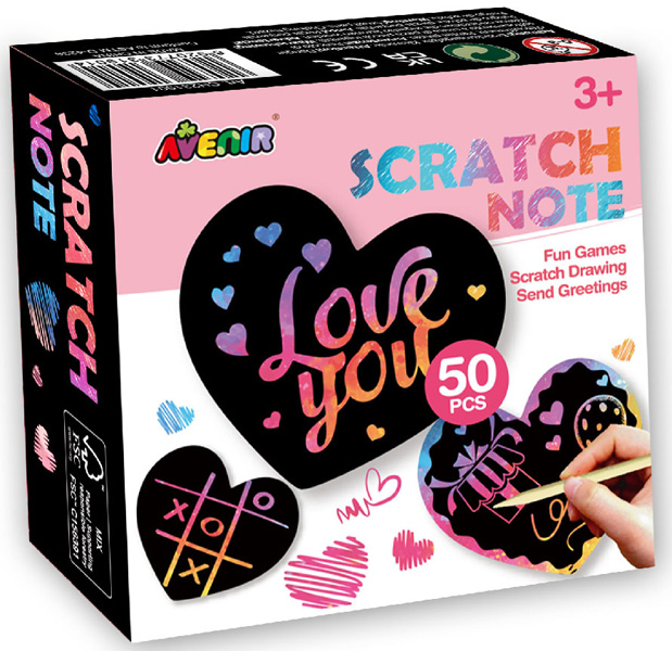 Kreativni set SCRATCH NOTE -SRCE 