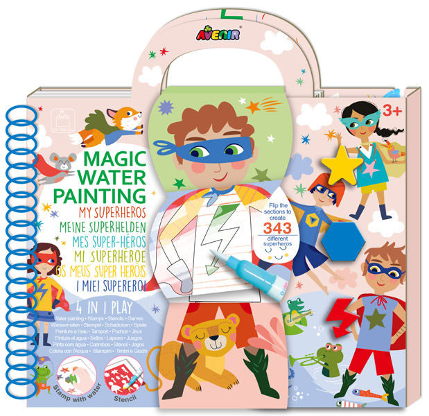 Magična vodena bojanka MOJI SUPERHEROJI 