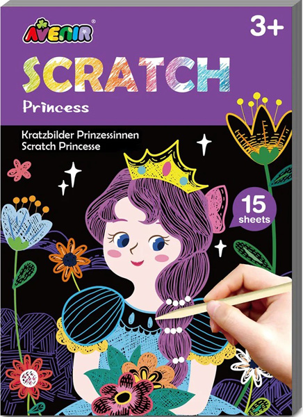 MINI SCRATCH BOOK  knjiga grebalica PRINCEZE 