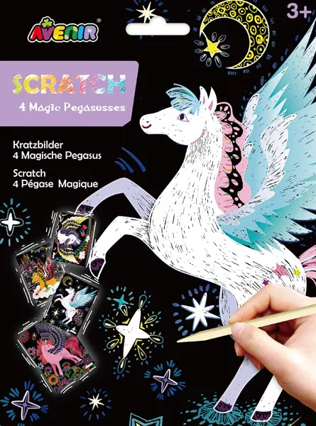 SCRATCH BOOK  knjiga grebalica - PEGAZI 