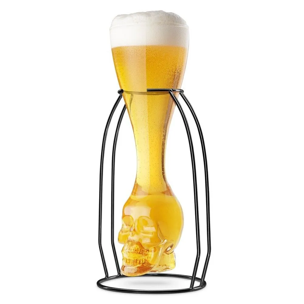 Velika čaša sa metalnim stalkom 355ml -  LOBANJA 