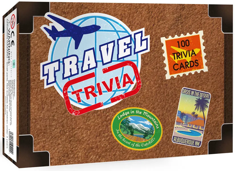 Društvena igra TRAVEL TRIVIA