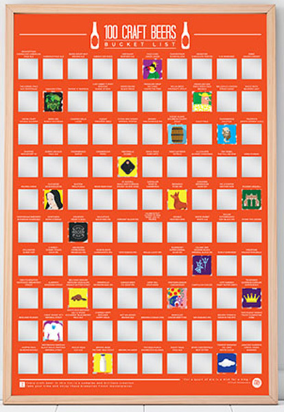 Greb-greb poster 100 BEERS 