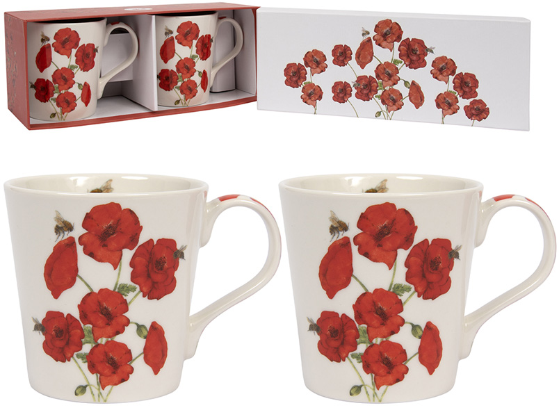 Set dve šolje BEE TANICAL - DIVLJI MAK 