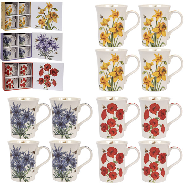 Set četiri šolje BEE-TANICAL - TRI VRSTE 