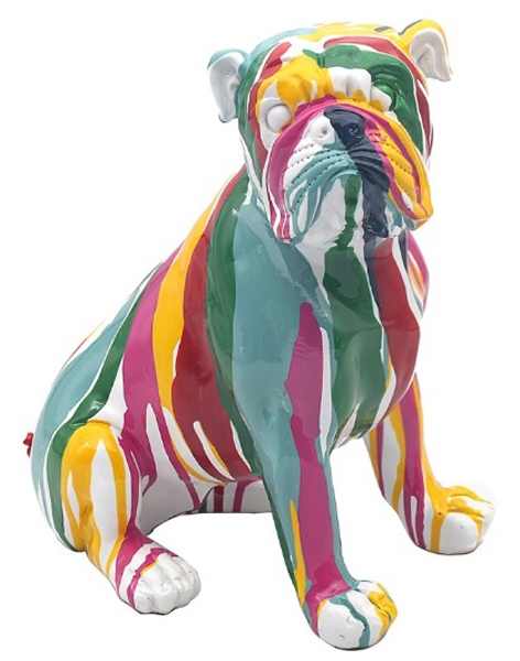 Ukrasna figurica BULDOG - DRIP ART 
