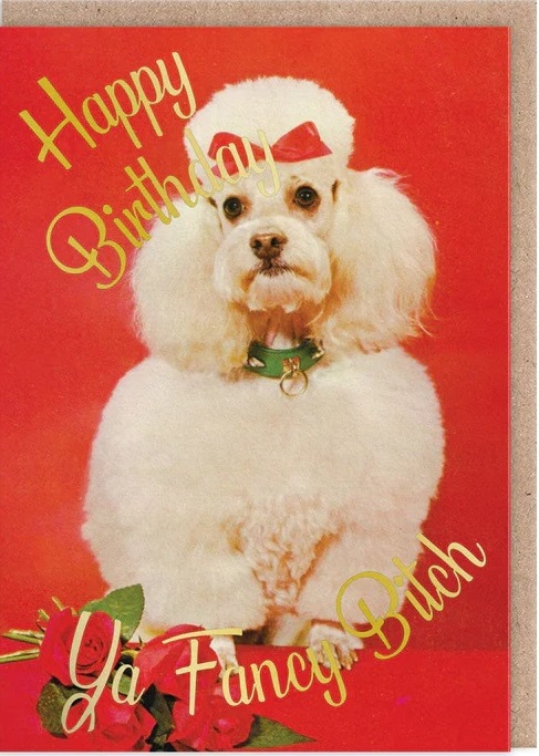 Rođendanska čestitka YA FANCY BITCH 