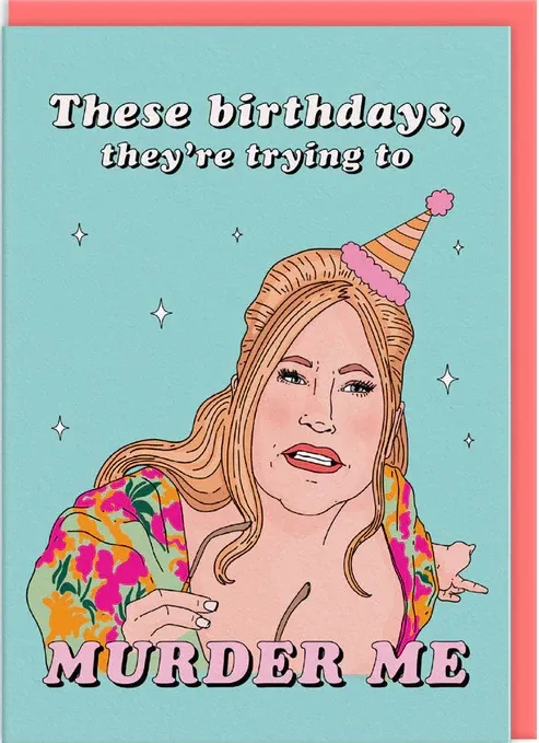 Rođendanska čestitka TRYNG TO MURDER ME 