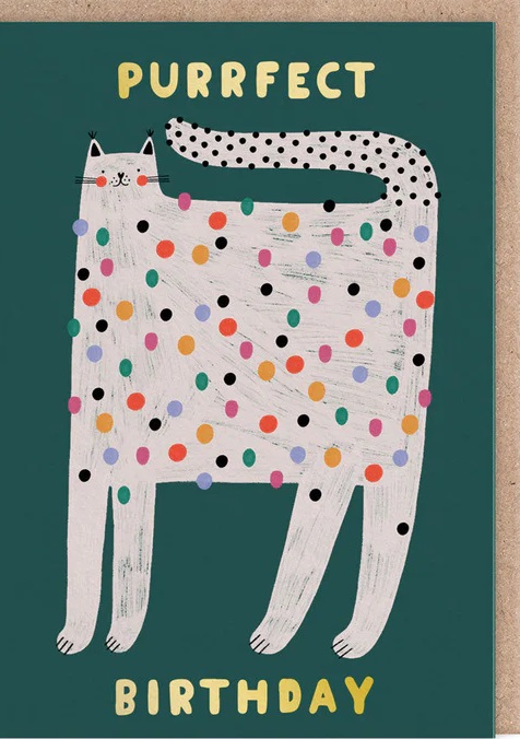 Rođendanska čestitka SPOTTY CAT 