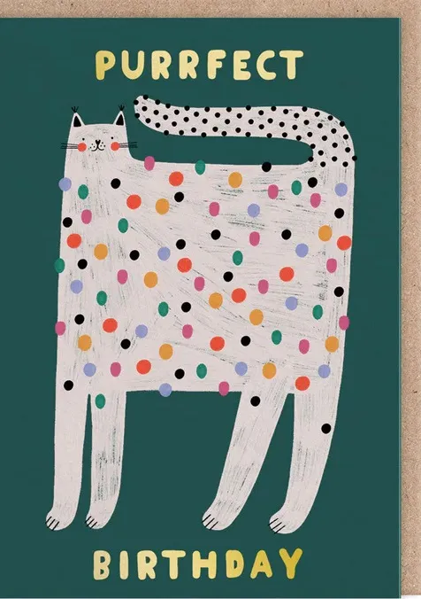 Rođendanska čestitka SPOTTY CAT 